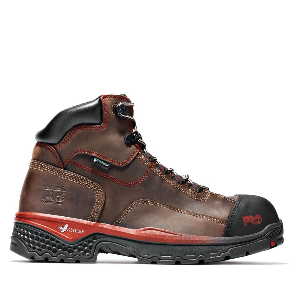 Bocanci De Muncă Timberland Barbati Maro/Negrii - Pro® Bosshog 6 Comp Toe - Romania - BTRMDI103